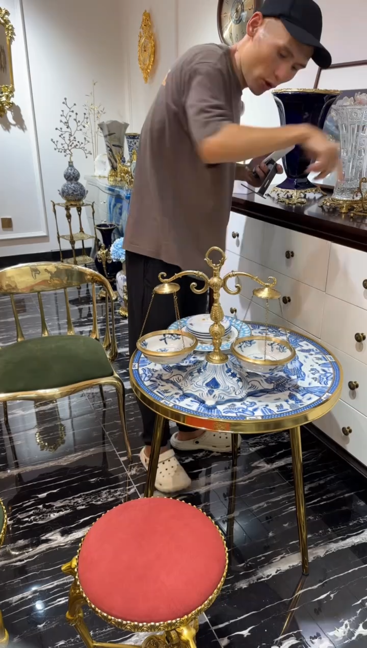 黄铜 黛姿家居装饰品摆件  