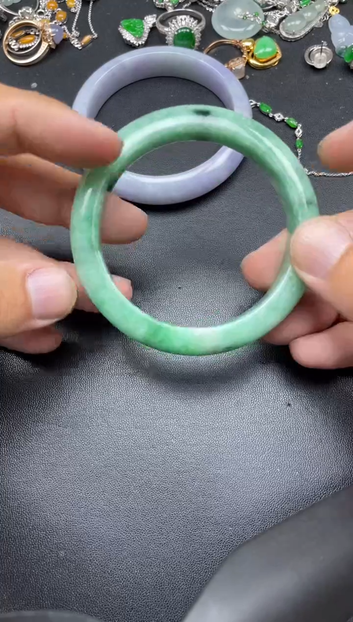 【闪购商品】翡翠颈饰未镶嵌雨中小舟寄售商品不退不换