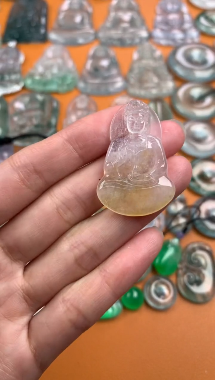 【闪购商品】翡翠颈饰未镶嵌36.5-24.4-4.0