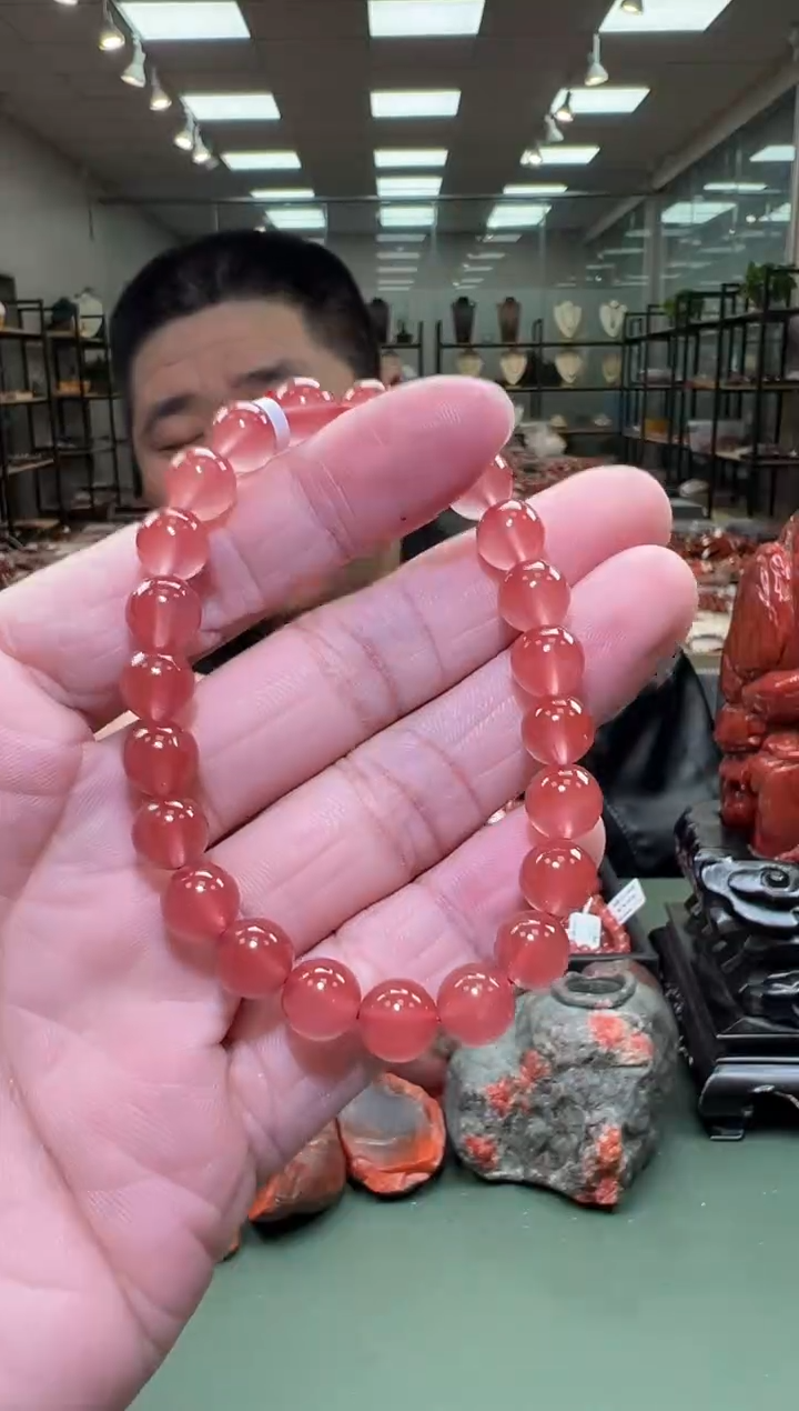 【闪购商品】南红玛瑙单圈手串未镶嵌一条约8mm 多样性发货