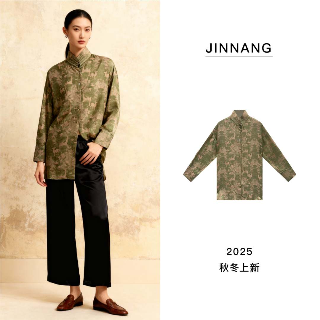 26新款高端桑蚕丝香云纱短外套27116301