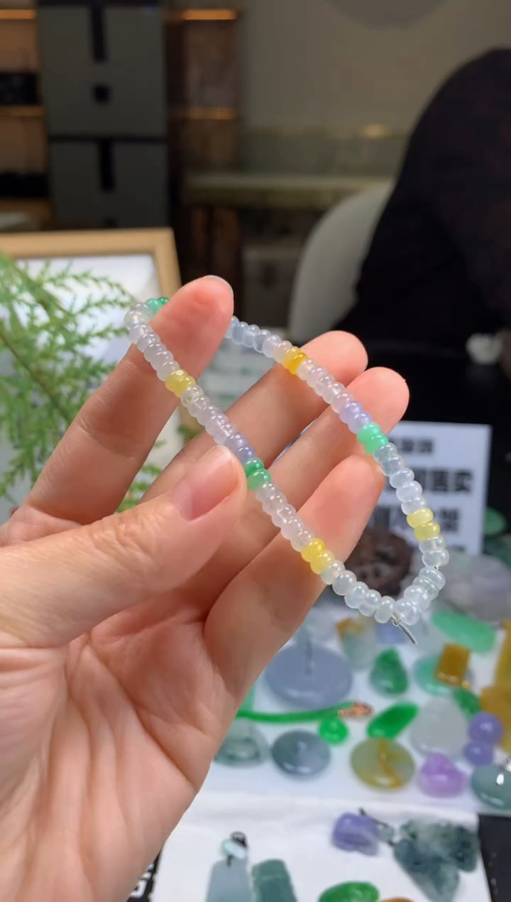 【闪购商品】定制翡翠未镶嵌珠串-86831