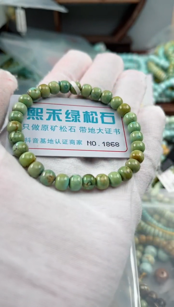 未镶嵌绿松石松石1868