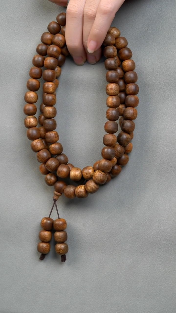 沉香手串海南白奇楠1.0老型珠多圈多样性发其一
