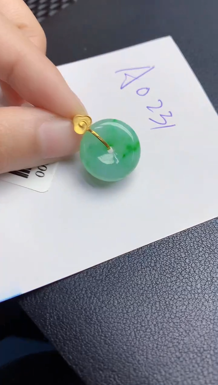 【闪购商品】翡翠颈饰18K金镶嵌000000000