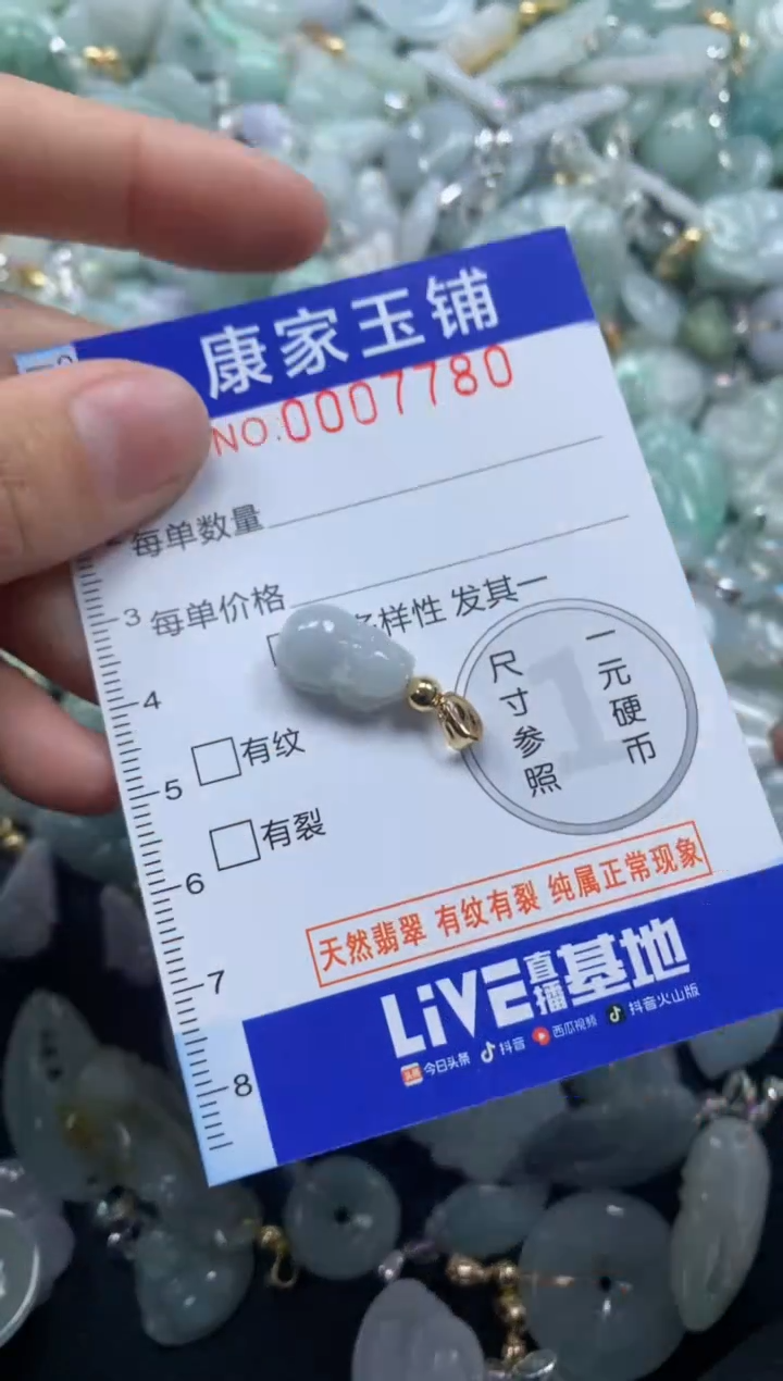 颈饰未镶嵌翡翠7780