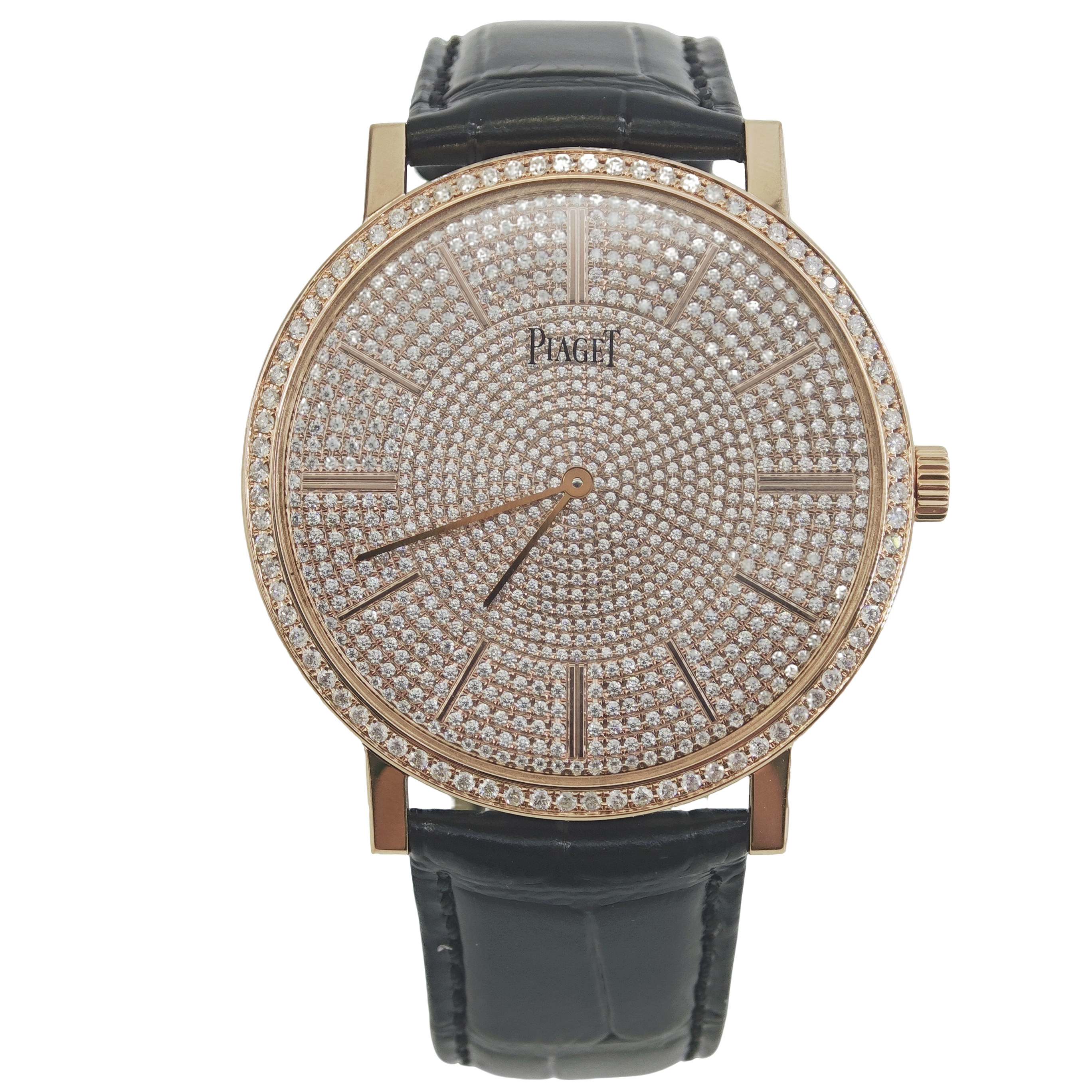 95新 Piaget/伯爵 男士系列手表 机械 后钻 升级钻盘 43mm 18k