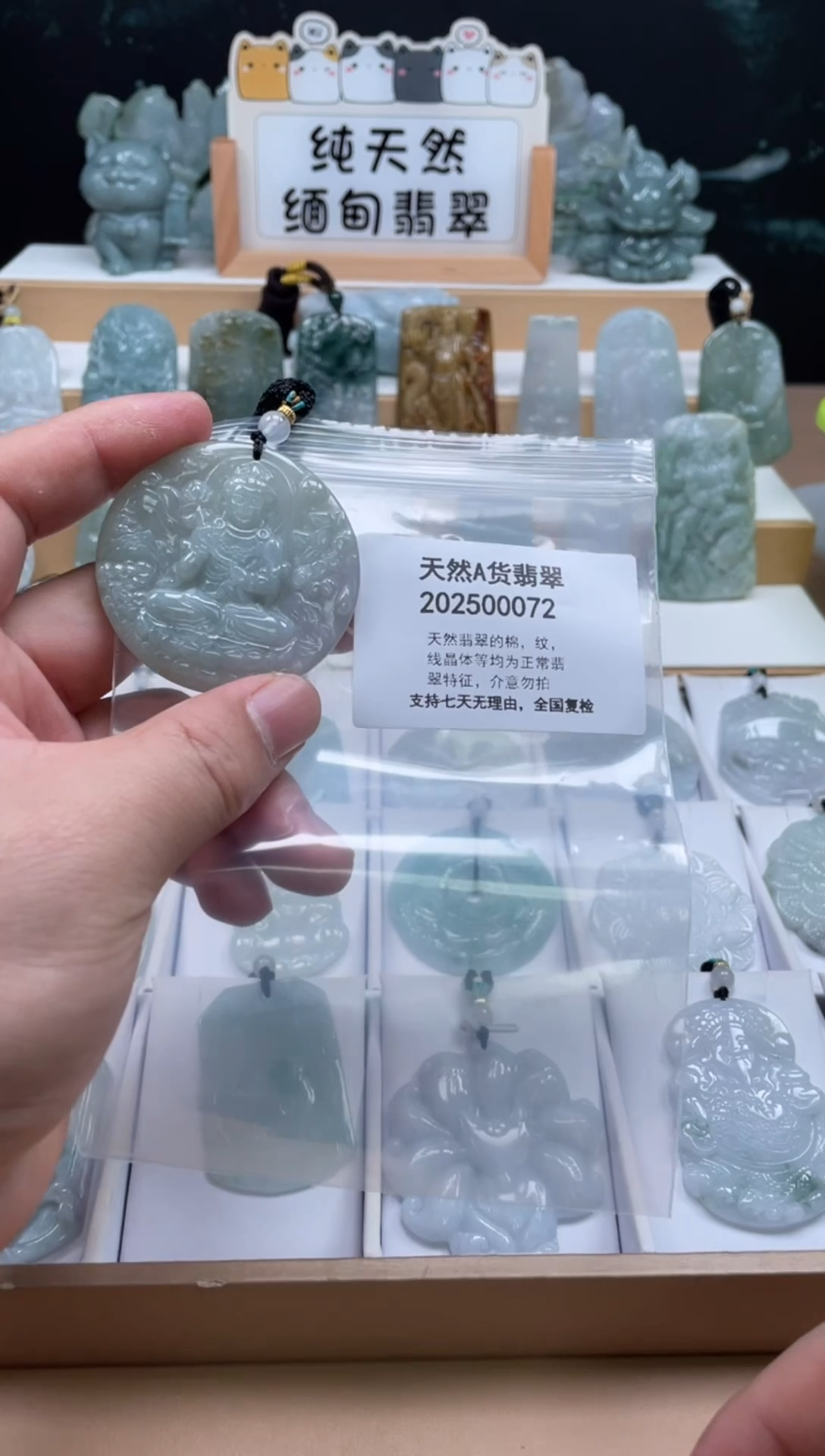 颈饰未镶嵌翡翠翠峰翡翠202512090072