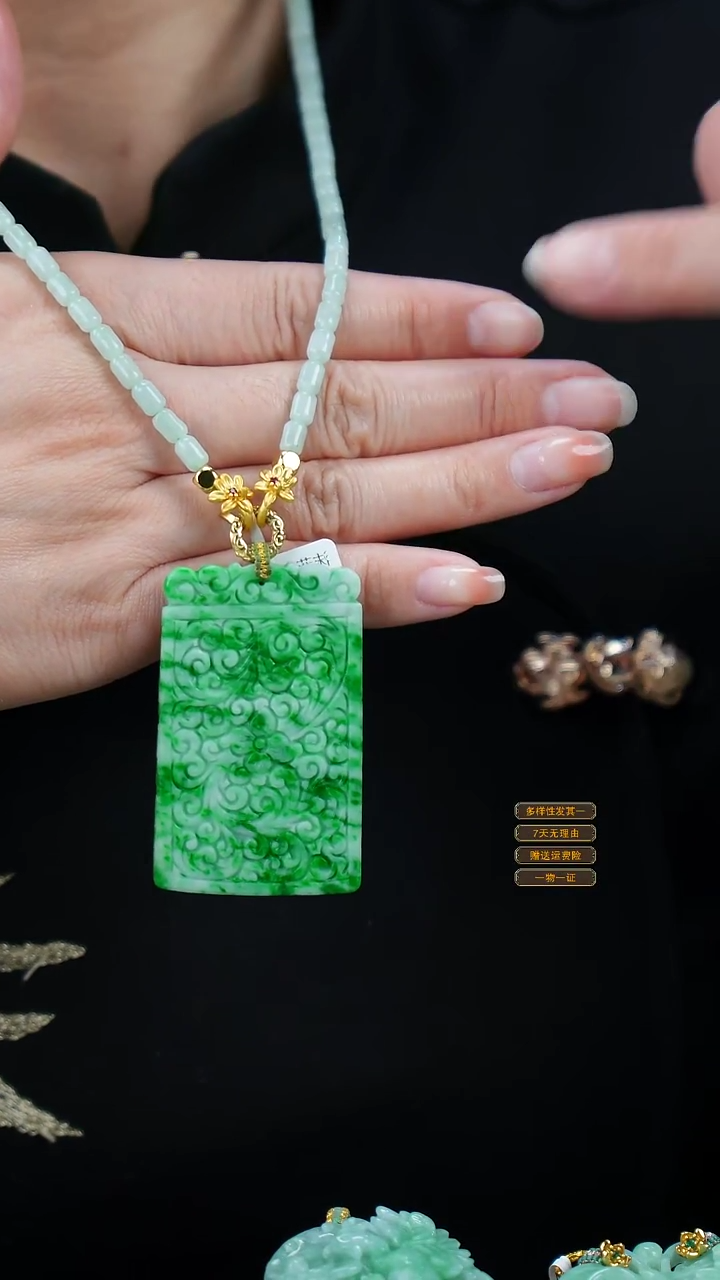 吊坠(赠链)未镶嵌翡翠23