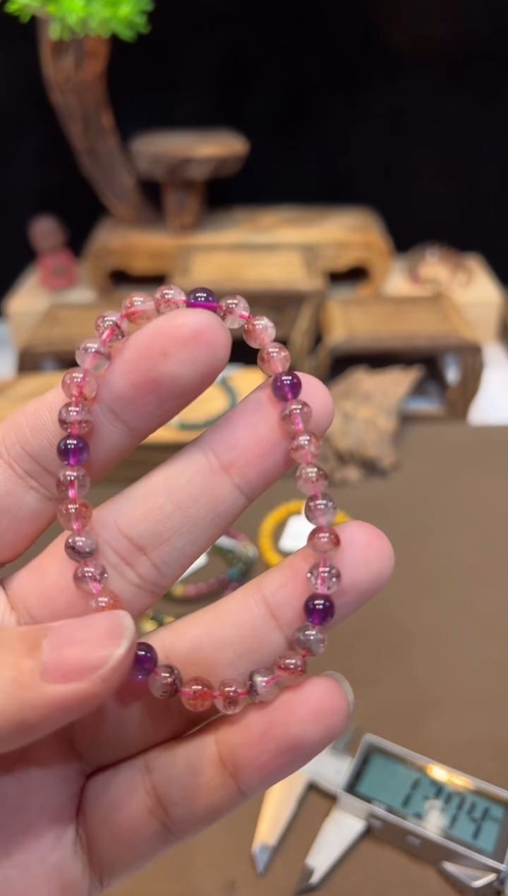 水晶手链未镶嵌手饰@@5636