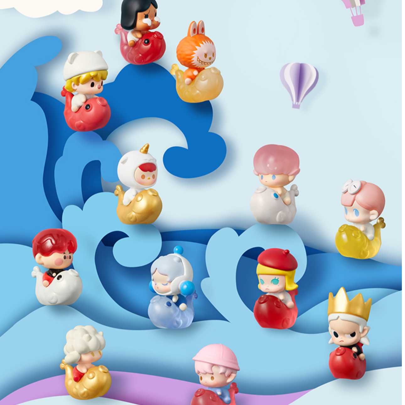 【萌粒猜猜猜】遇见锦鲤系列公仔潮玩盲盒