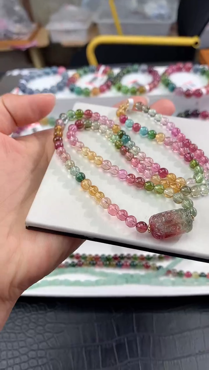 【闪购商品】手串未镶嵌碧玺多样性发一条