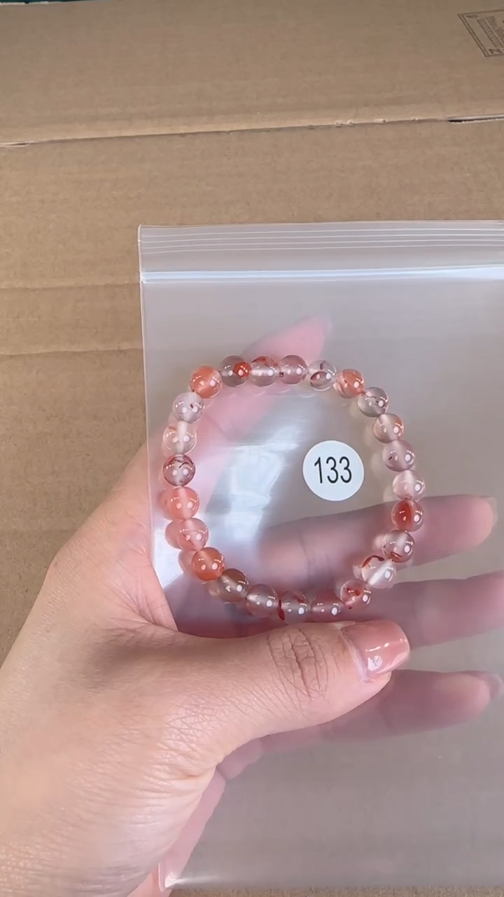 【闪购商品】南红玛瑙珠宝半成品未镶嵌原矿无优化无裂手链7+