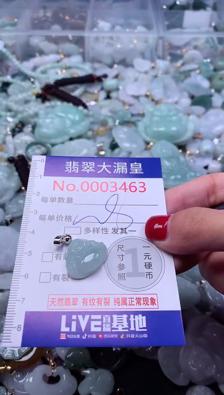 颈饰未镶嵌翡翠3463