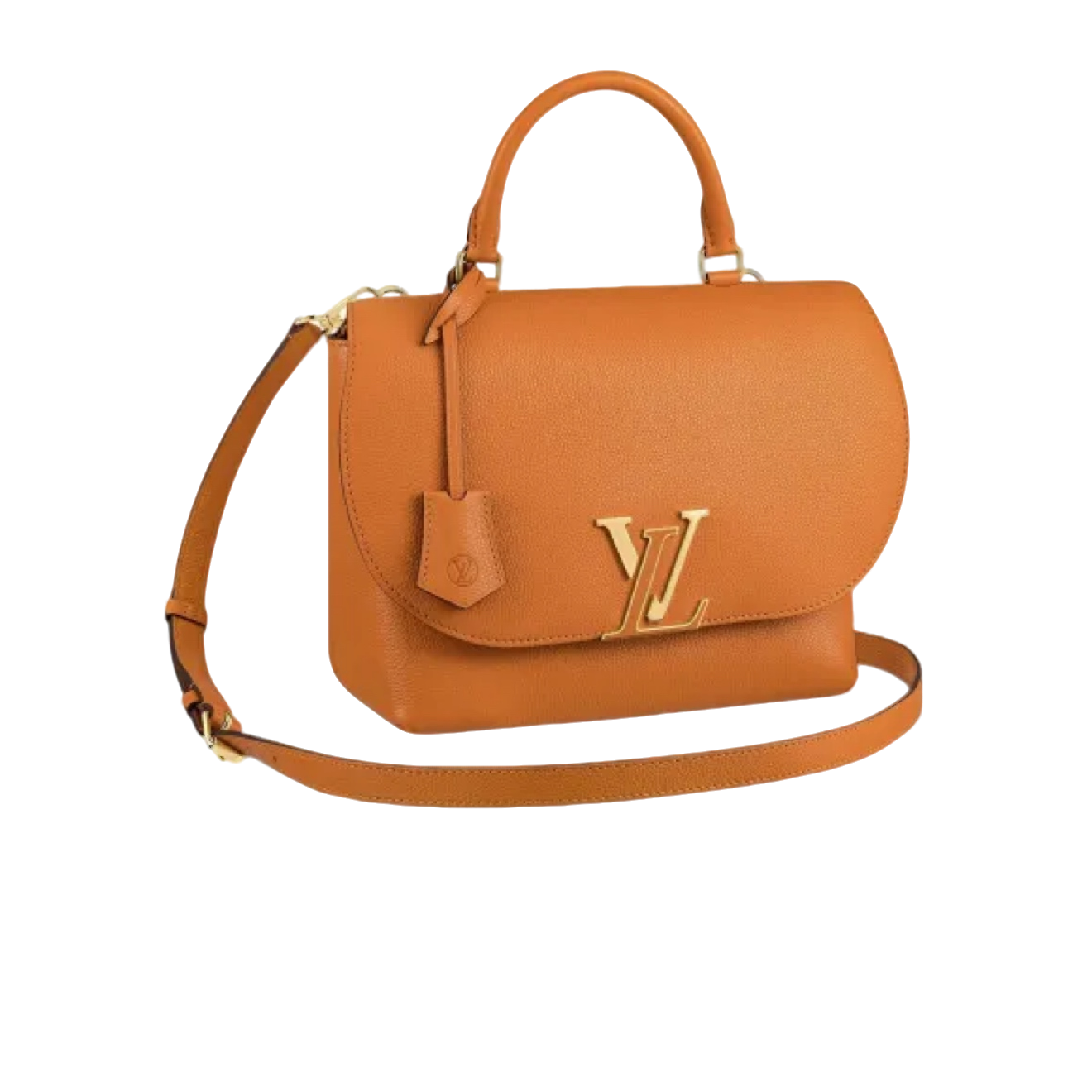 99新 LouisVuitton/路易威登 volta 爱马仕橘色 单肩斜挎包