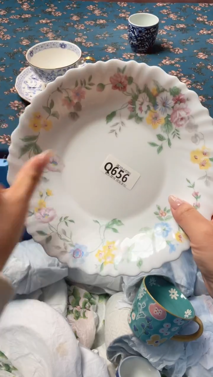 瓷片灼**华瓷器瓷器Q656