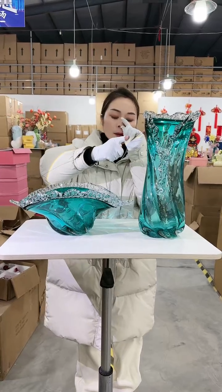 【闪购商品】无铅玻璃悠悠WY-花器-53早一套