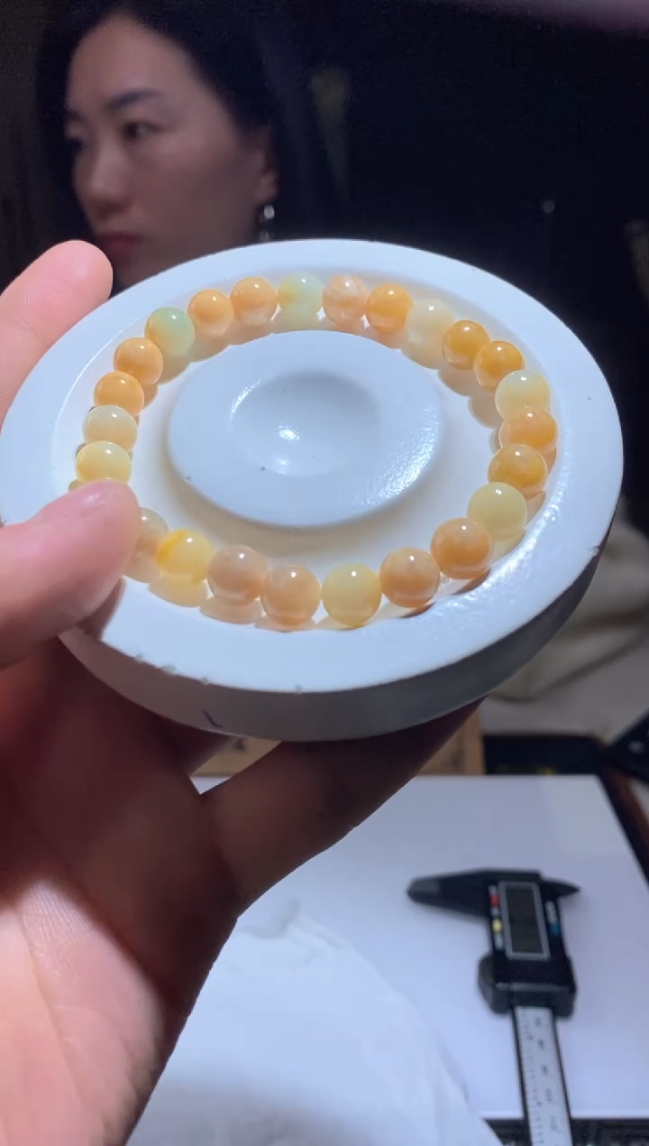 未镶嵌手链翡翠天然缅甸珠串拍一发一