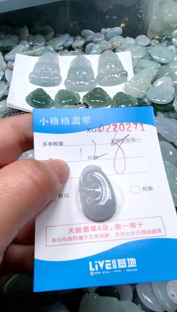 【闪购商品】翡翠颈饰未镶嵌闪购商品0220271