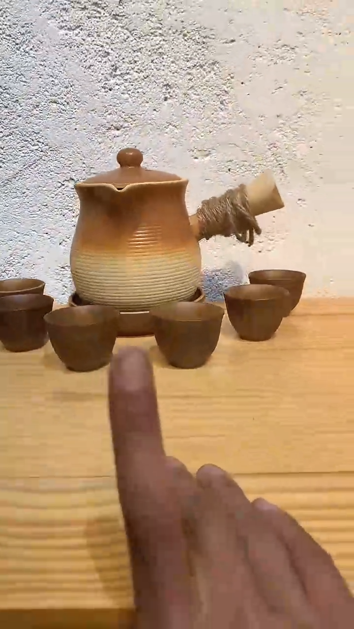 【闪购商品】1000ml美人壶+壶承+6个莲花杯