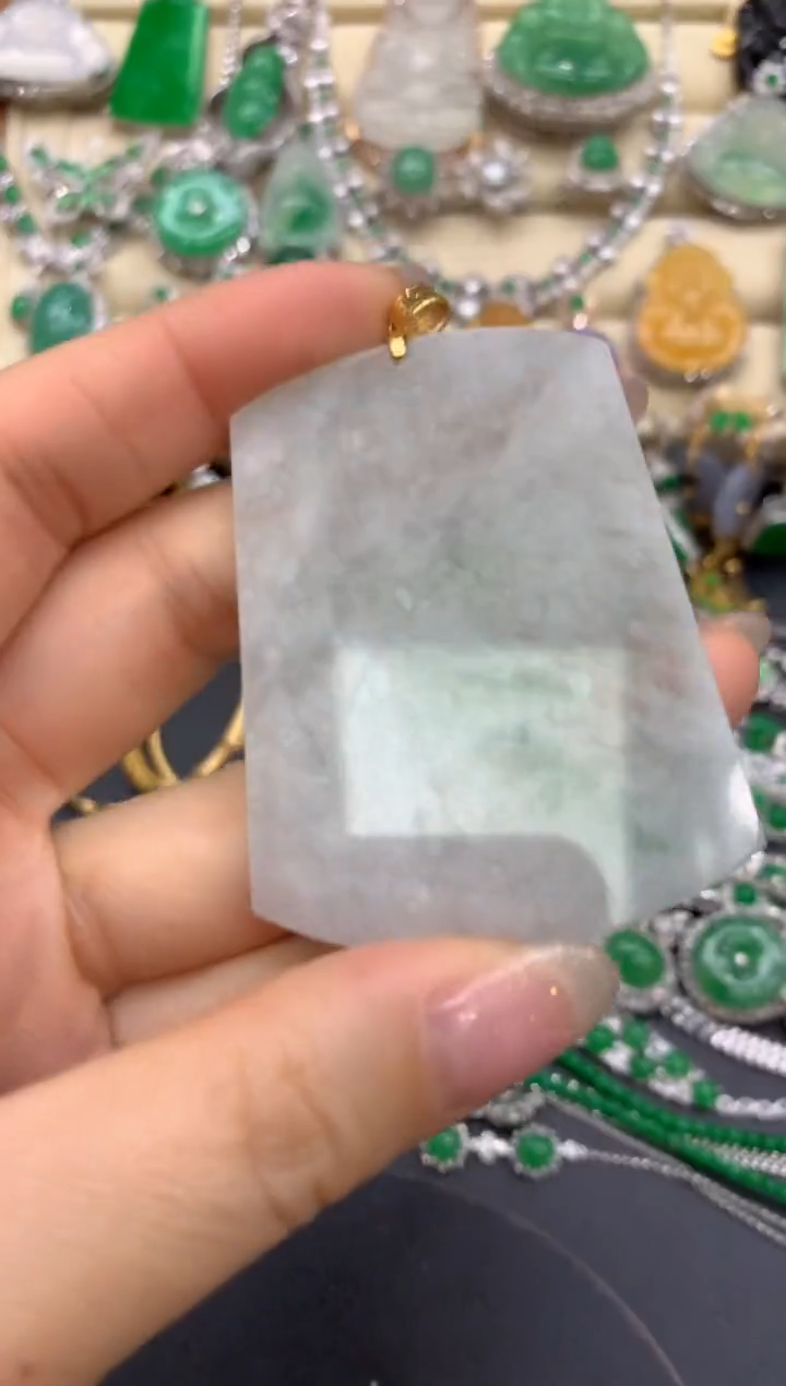 【闪购商品】翡翠颈饰18K金镶嵌12-中国好珍宝