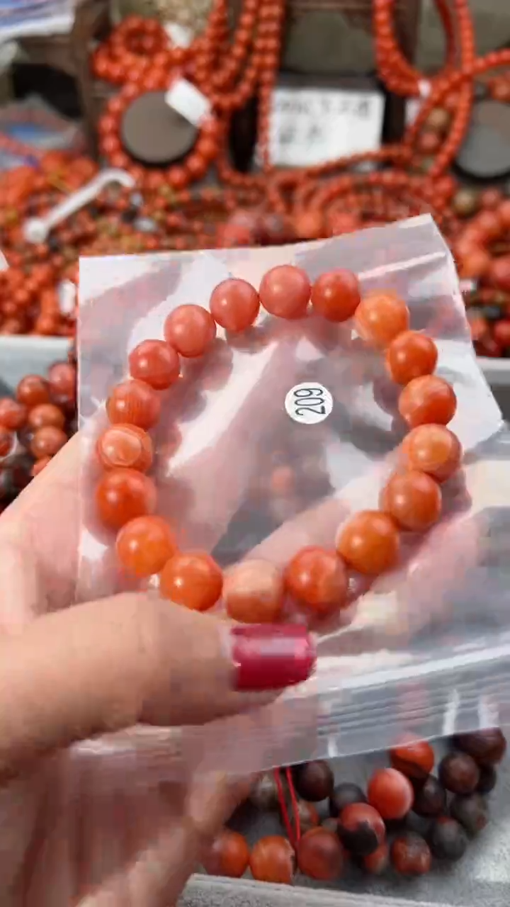 【闪购商品】南红玛瑙手串未镶嵌11