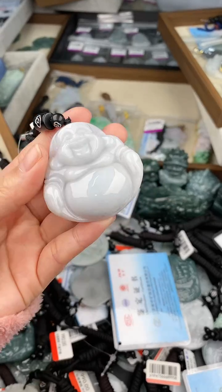 【闪购商品】翡翠颈饰未镶嵌   天然翡翠，一物一图