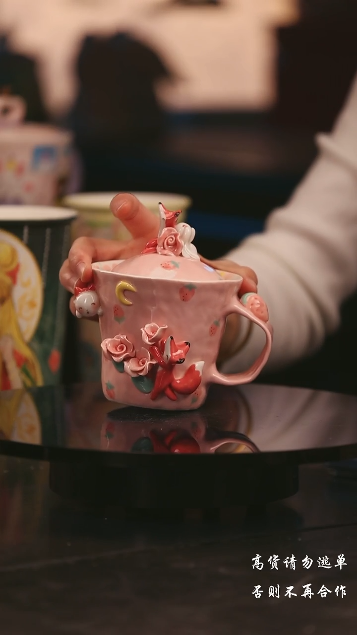 陶瓷景德镇可爱设计师款陶瓷 