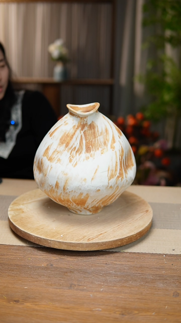 【闪购商品】陶瓷花器诧寂黄大肚