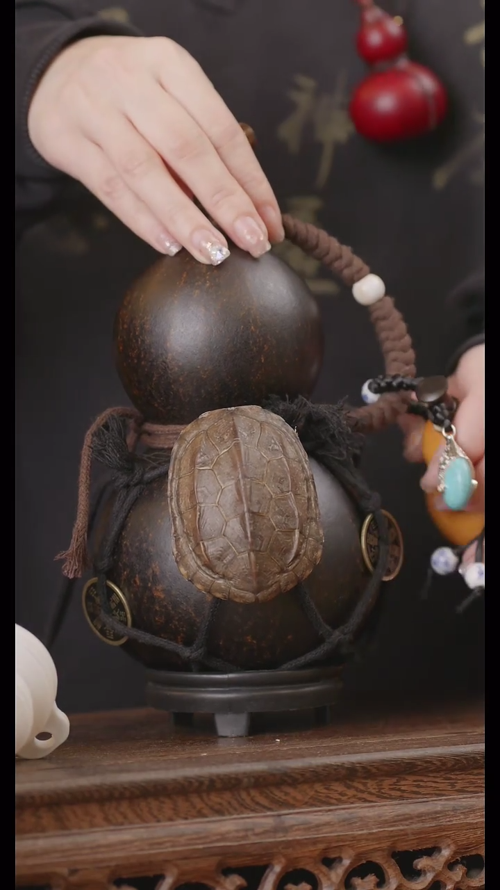 【闪购商品】316号精品天然大漆工艺防渗内胆酒葫芦~