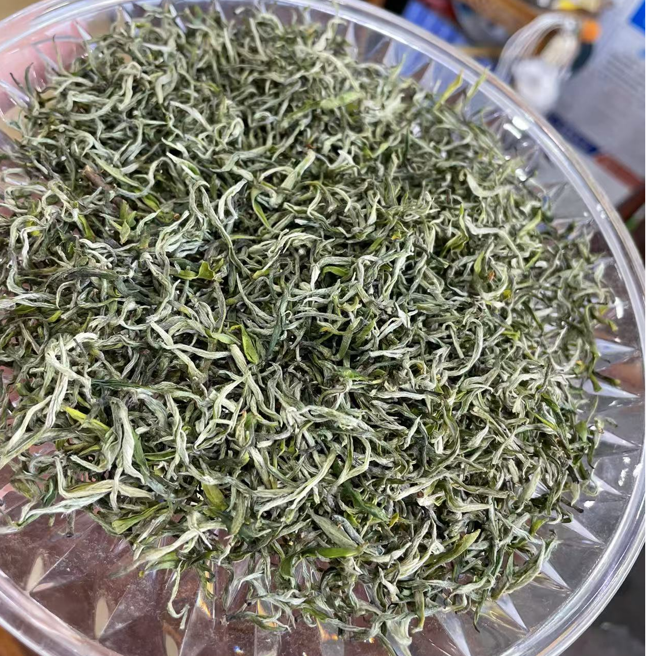 新绿茶雪花芽散装绿茶