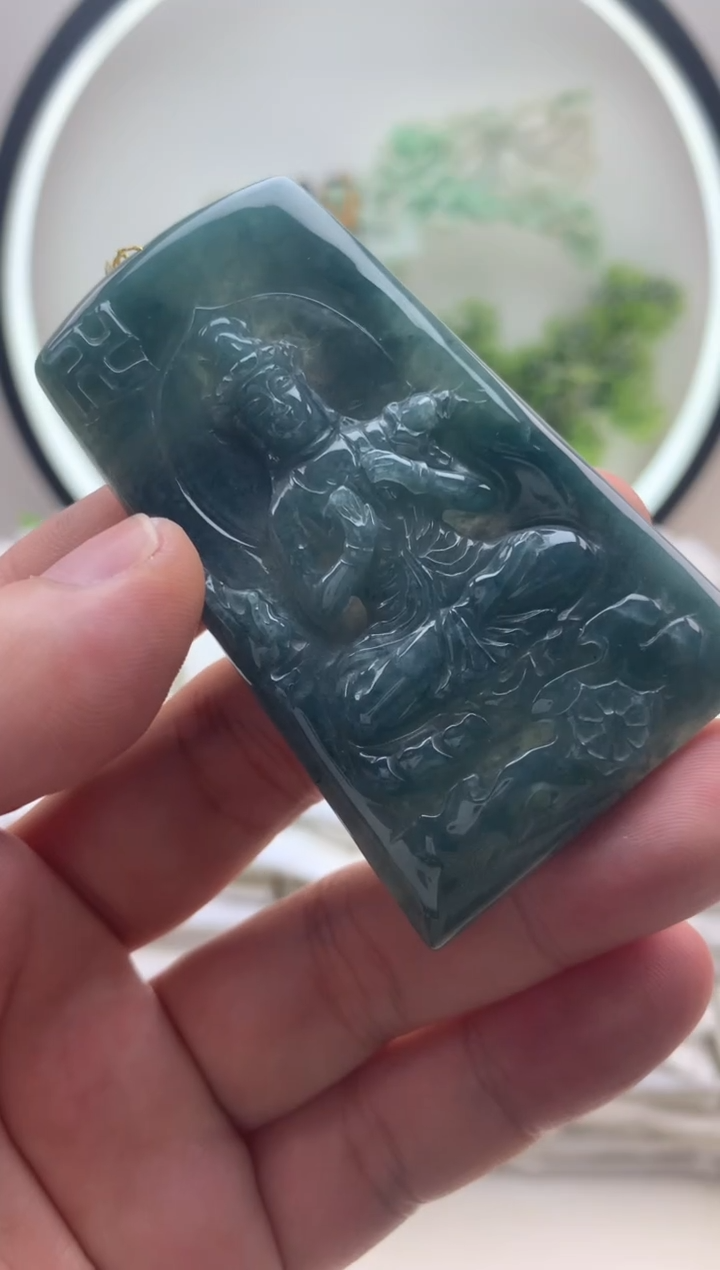 颈饰未镶嵌翡翠大势至