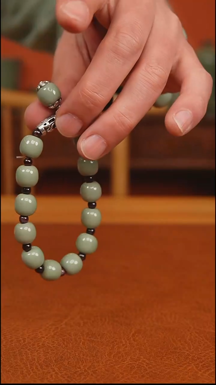 洗*越窑秘色瓷1.2手串全品