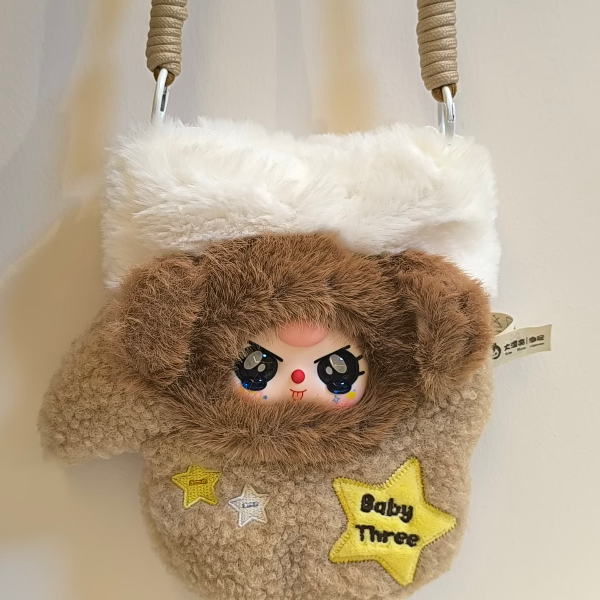 【夏天】娃三岁手机包毛绒桌面摆件盲盒