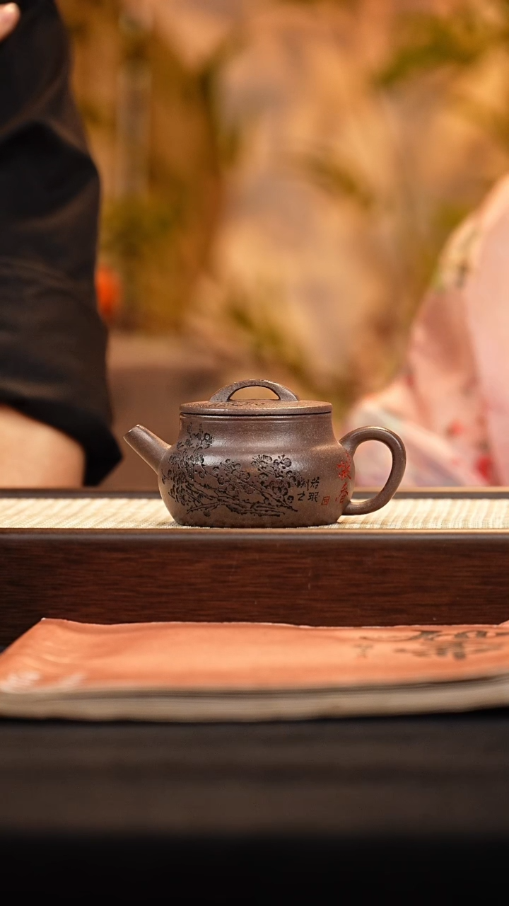 茶壶紫砂XZ平盖德钟 天青160cc