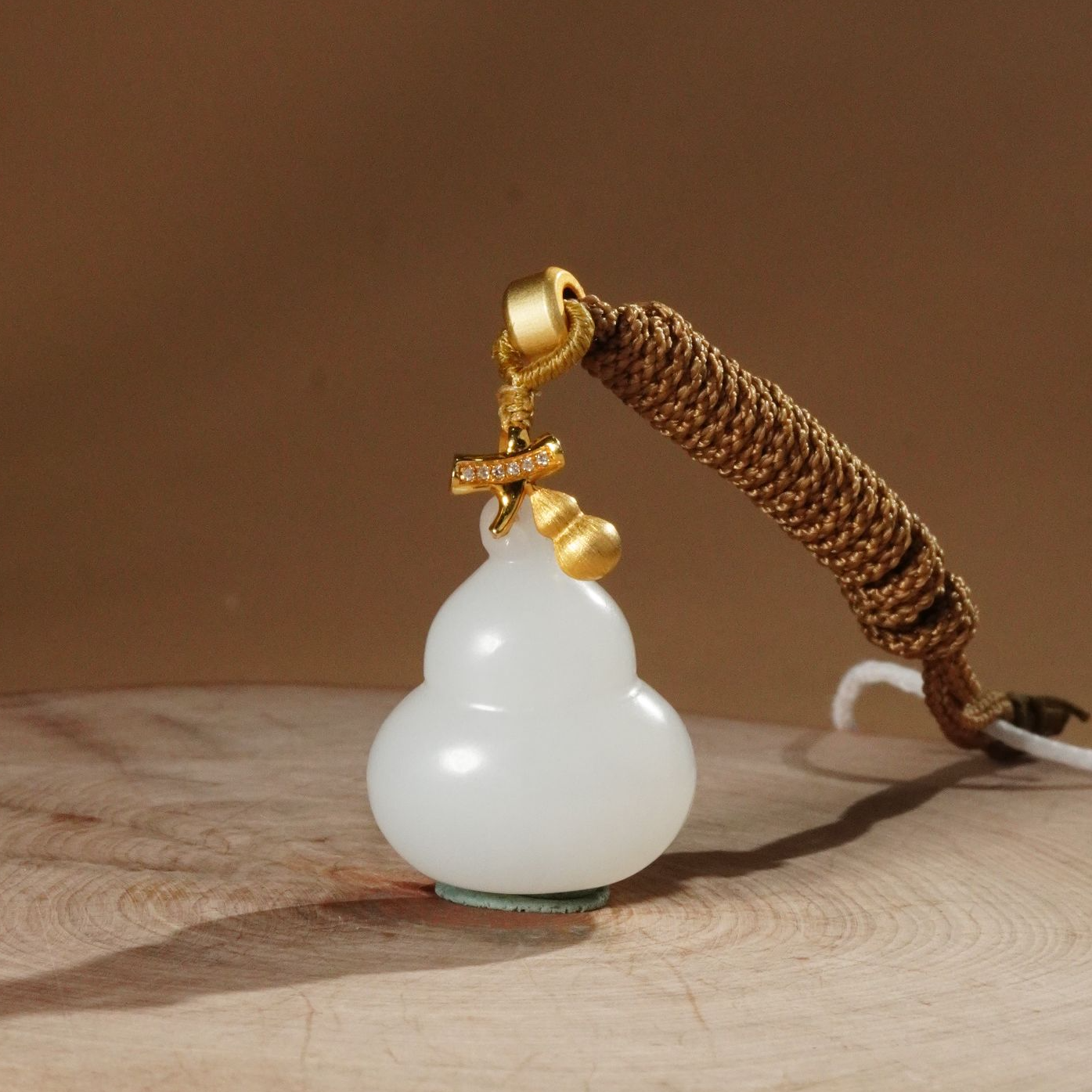 HL150002和田玉白玉葫芦吊坠