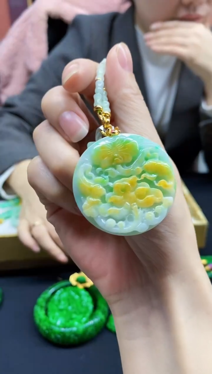 颈饰未镶嵌翡翠翡翠吊坠