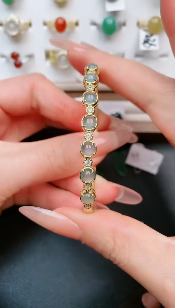 【闪购商品】翡翠戒指银S925镶嵌....