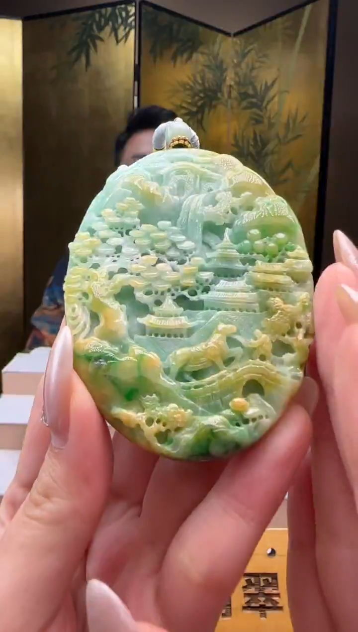 吊坠(不含链)未镶嵌翡翠XM@@960Q3J20109