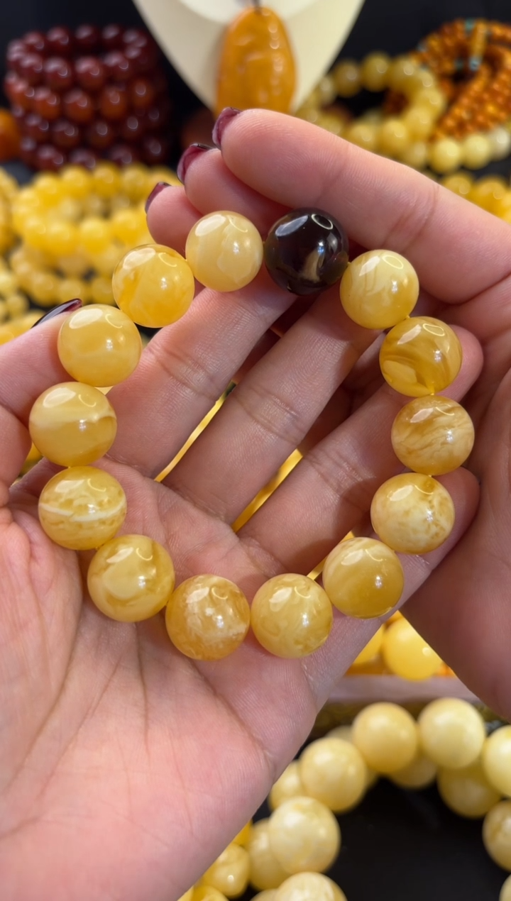 【闪购商品】蜜蜡手串未镶嵌开播福利特价15+妖花