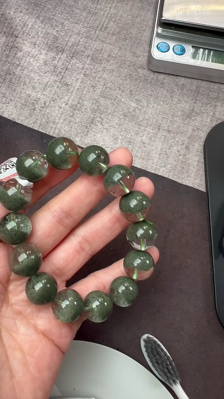 【闪购商品】水晶手串未镶嵌绿幽灵14+HBSJ000039