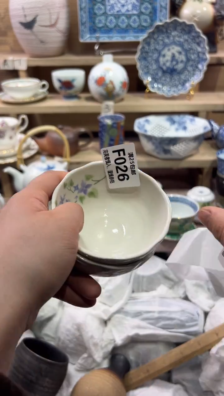 瓷片嘉**绘               F026