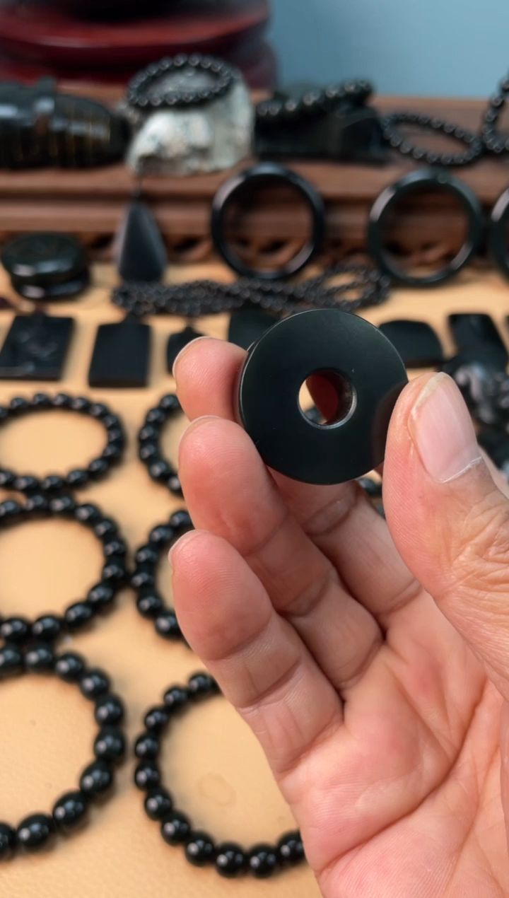 未镶嵌手链和田玉皮勒村老矿塔青平安扣