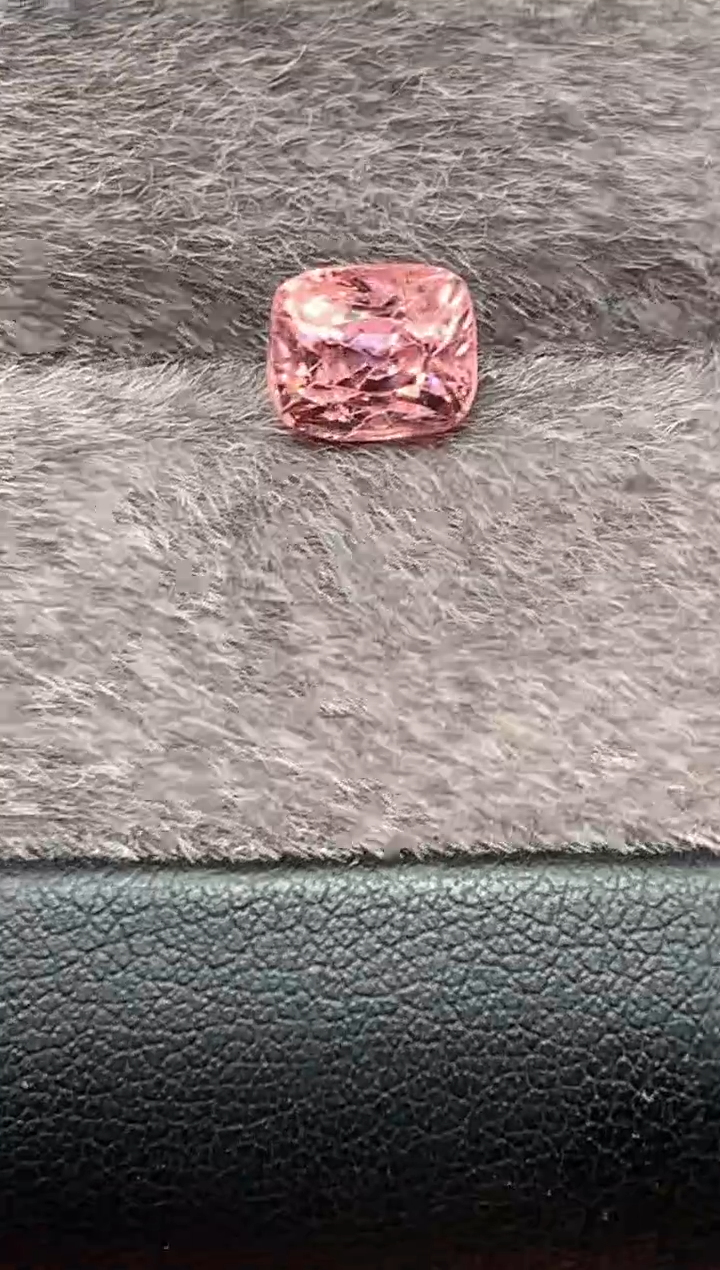 【闪购商品】定制尖晶石裸石未镶嵌枕型 帕帕色调尖晶石 2.02ct