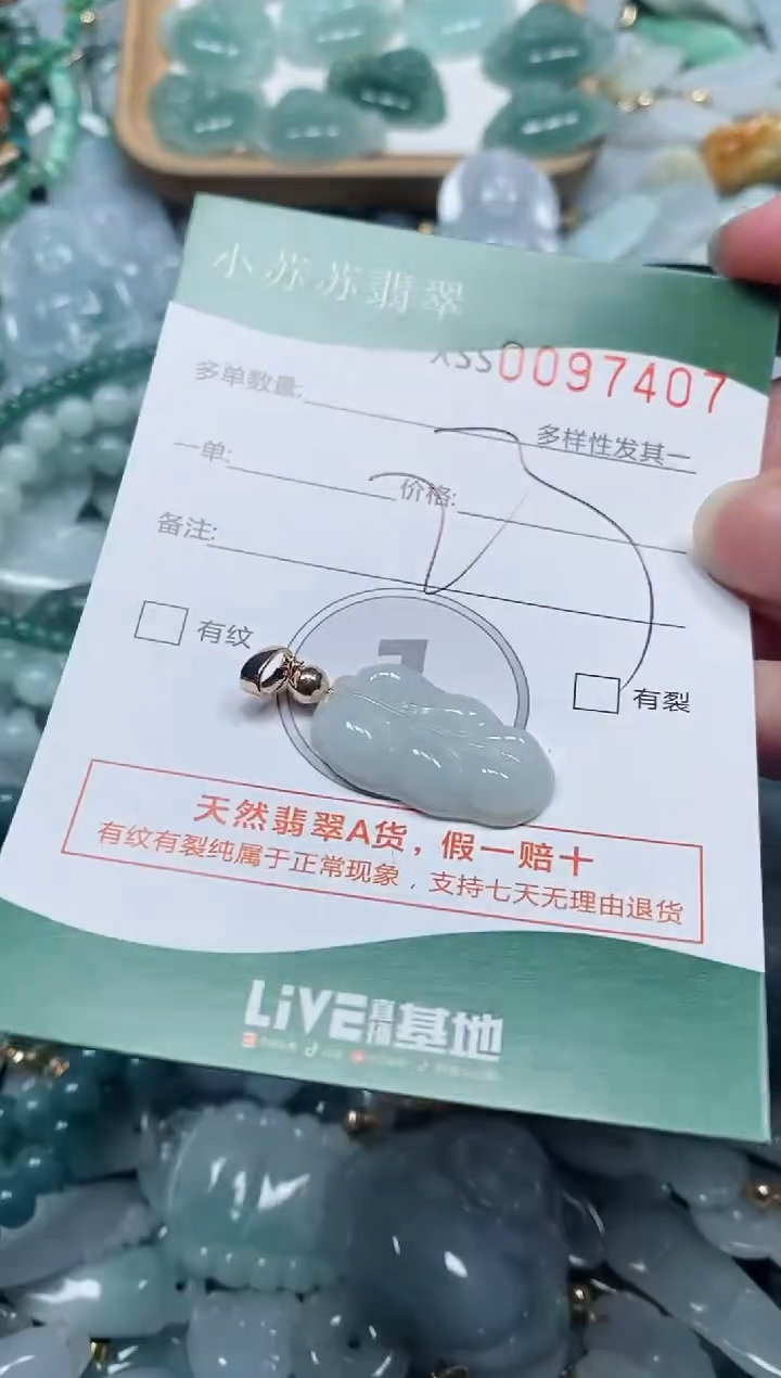 【闪购商品】翡翠颈饰未镶嵌闪购商品0097407