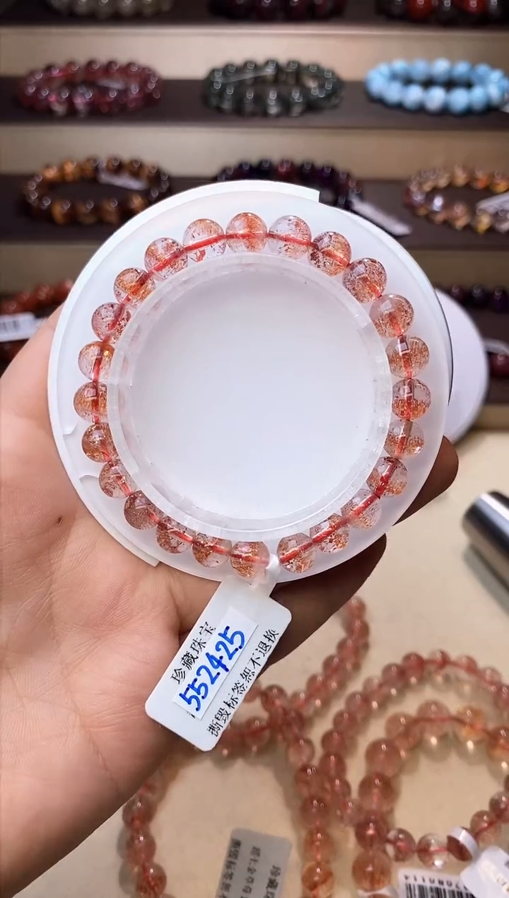 【闪购商品】水晶手链未镶嵌芬达金草莓7m+