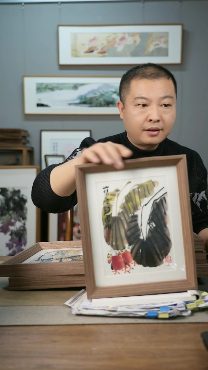 【闪购商品】书法协会会员老师带框作品-手书/绘同款作品