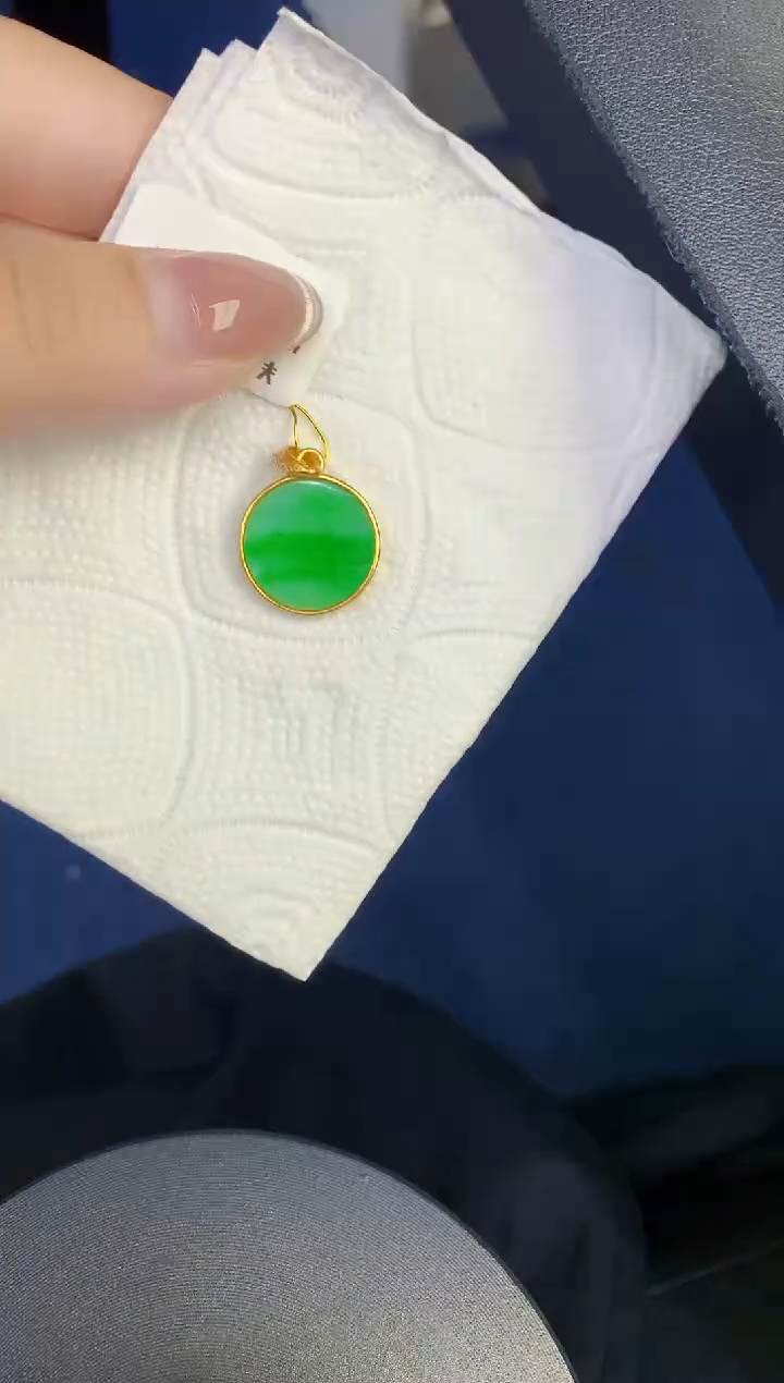 颈饰未镶嵌翡翠缅甸天然翡翠a货