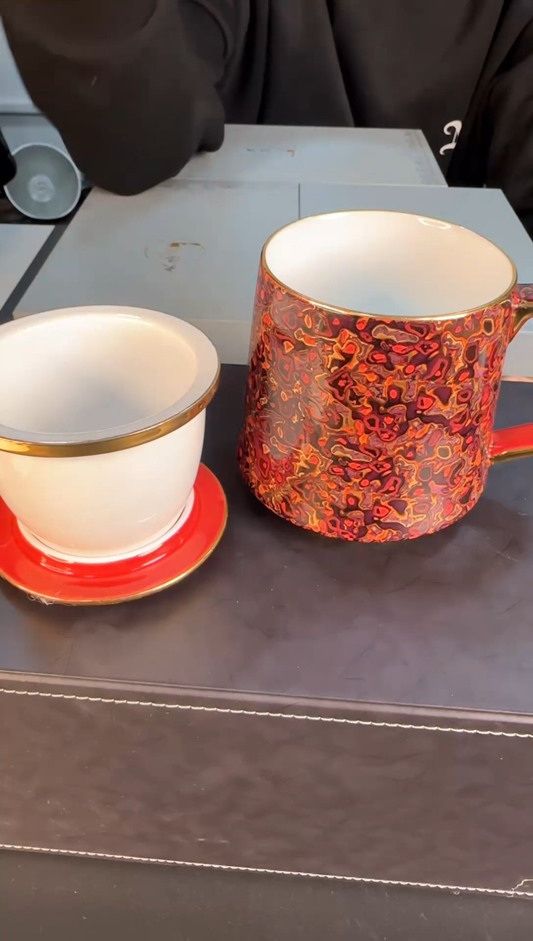 【闪购商品】仿大漆工艺办公杯