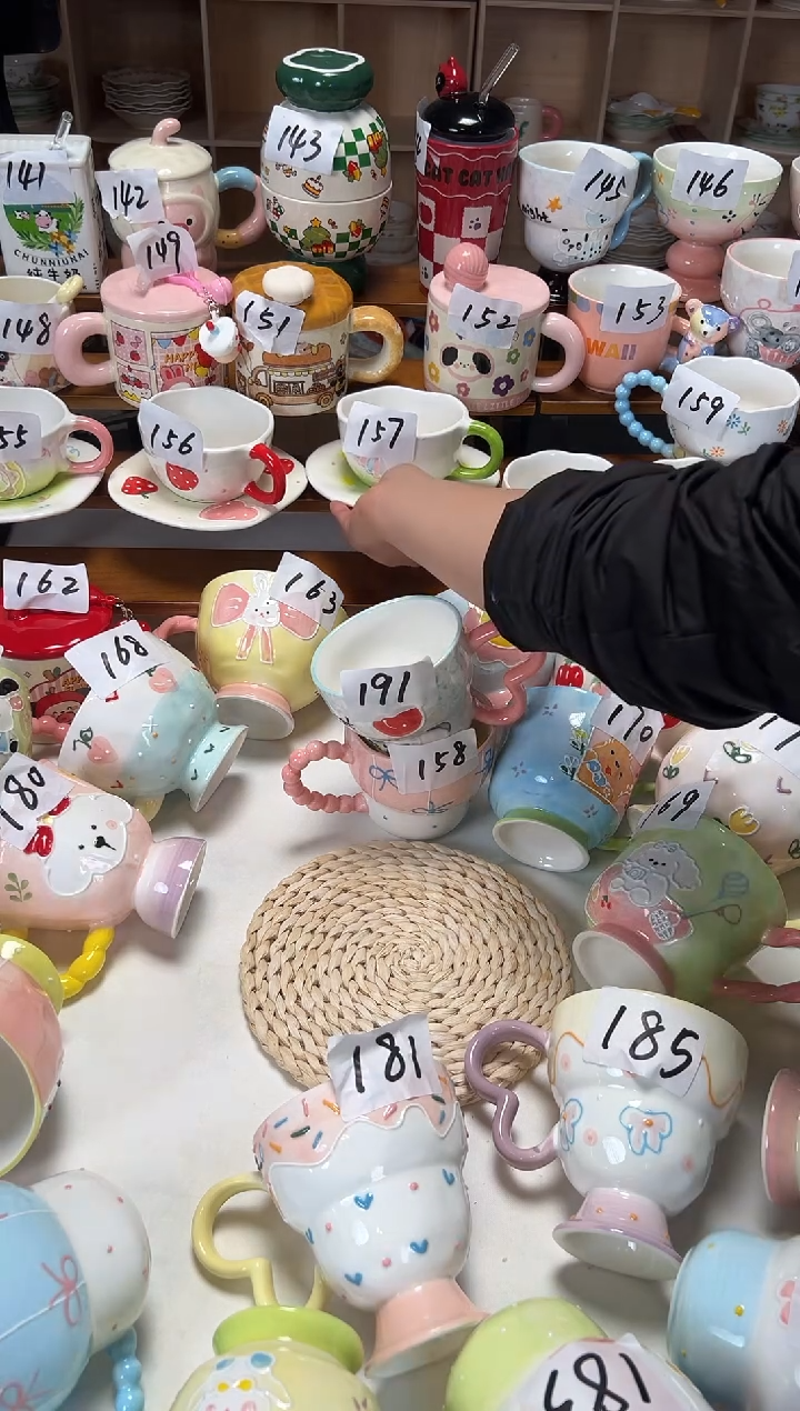 陶瓷无盖款157德镇楠来北往工厂店